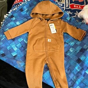 Carhartt Brown Hooded Kids jumper